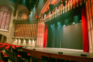 Bovard stage/house right