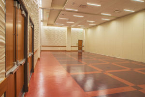 Interior image of the Trojan Grand Ballroom empty
