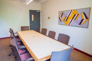 Interior image of the TCC 221 meeting room