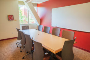 Interior image of the TCC 221 meeting room