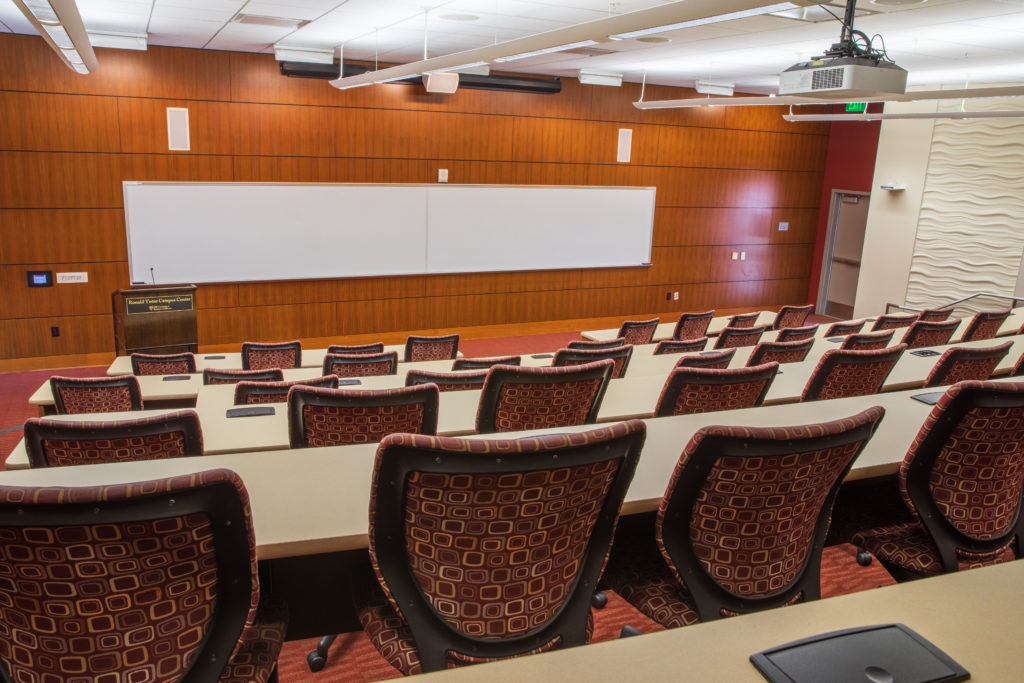Interior image of the TCC 227 meeting room