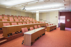 Interior image of the TCC 227 meeting room