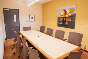 Interior image of the TCC 320B meeting room